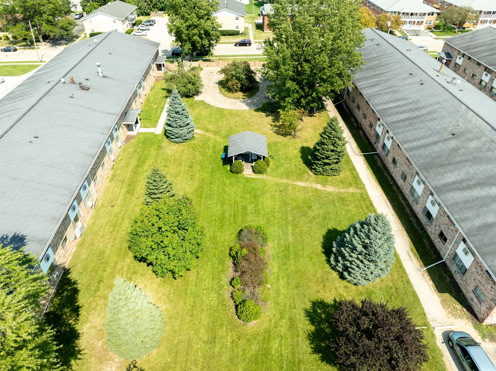 Courtyard and grounds