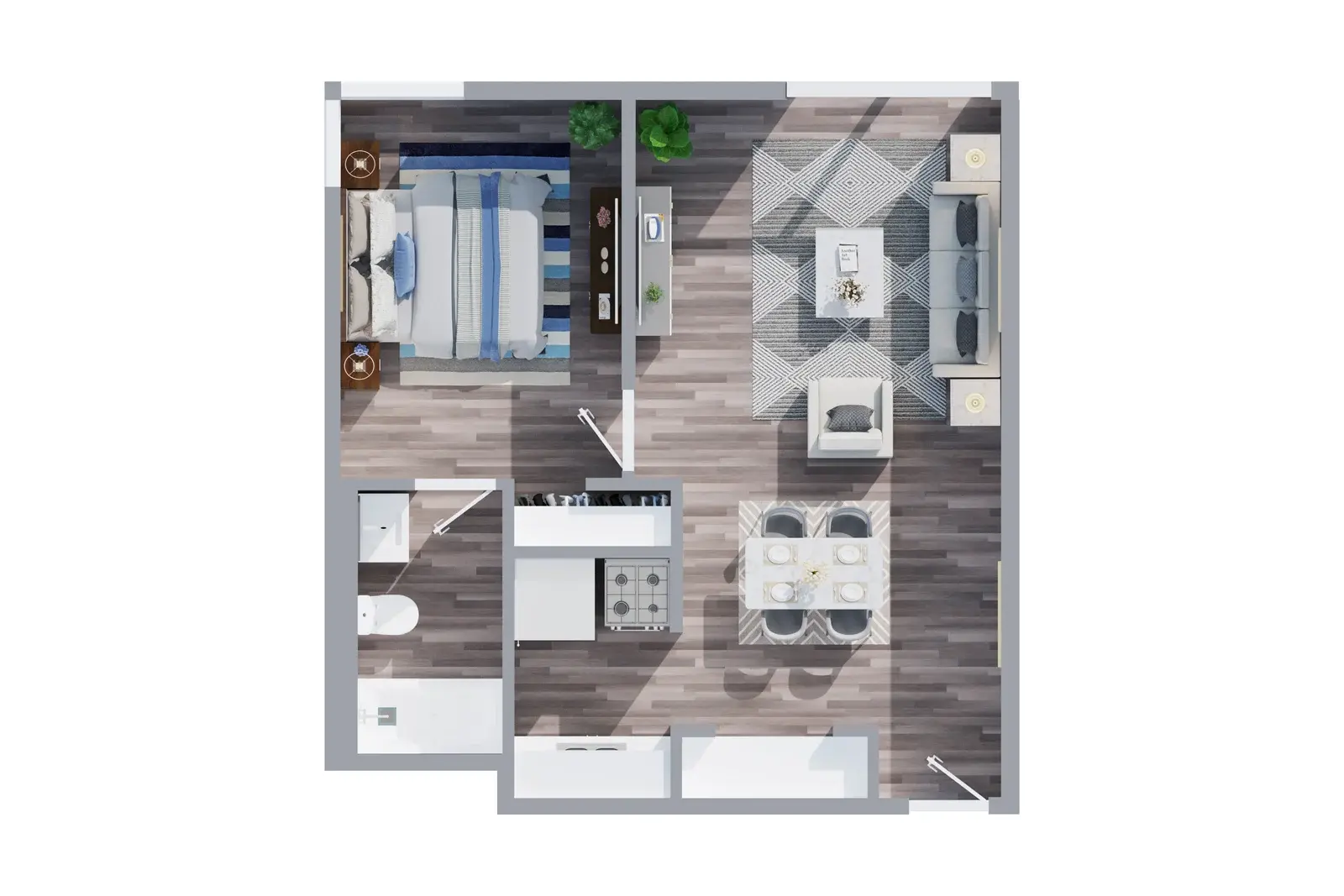 One Bedroom at Tall Pines Apartments