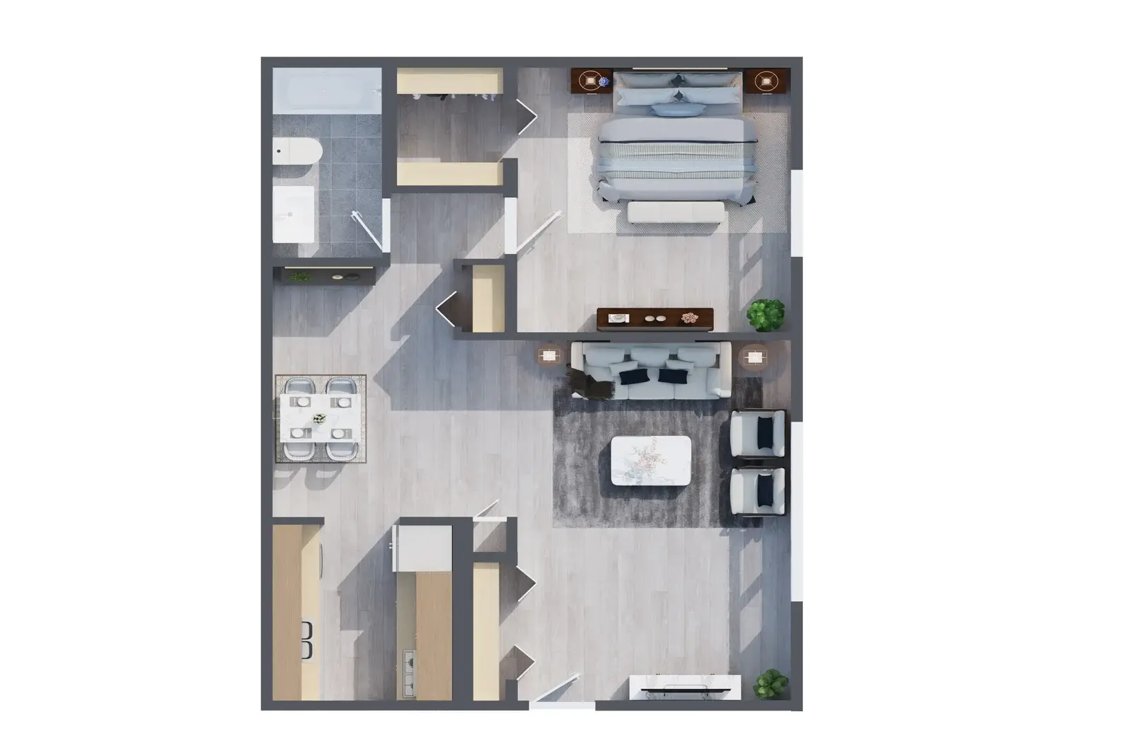 One Bedroom at Westbrooke Apartments